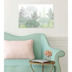 Discount Scenolia Poster intissé FORET BOTANIQUE feuillage vert 60 x 40 cm - Décoration intérieure HD