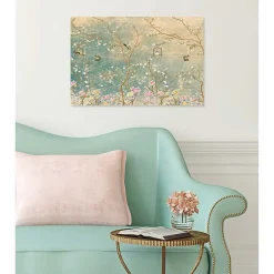 Hot Scenolia Poster intissé JARDIN ABSTRAIT illustration 60 x 40 cm - Décoration intérieure HD