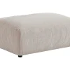 Clearance Vente-unique Pouf en velours côtelé beige TIRONO de Maison Céphy