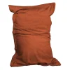 Hot Vivezen Pouf, fauteuil d'intérieur déhoussable - 90 x 140 cm - Sherpa - Terracotta -