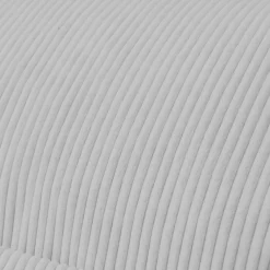 Online Bananair Pouf fauteuil velours côtelé 100x110 cm gris clair