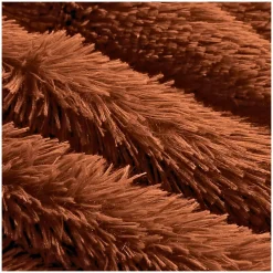 Outlet Bananair Pouf géant déhoussable fausse fourrure 160 cm chocolat
