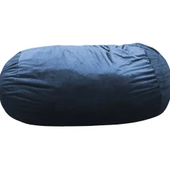 Online Bananair Pouf long géant déhoussable fausse fourrure bleu 160 cm