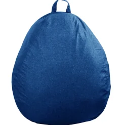 Hot Bananair Pouf poire déhoussable 80 x 70 cm bleu