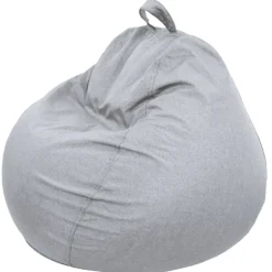 Bananair Pouf poire déhoussable en polyester 80 x 70 cm gris* Pouf Et Poire