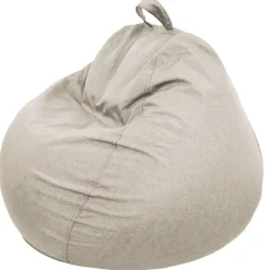 Bananair Pouf poire déhoussable en polyester 120 x 100 cm beige* Pouf Et Poire