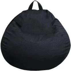 Bananair Pouf poire déhoussable en polyester 80 x 70 cm noir* Pouf Et Poire