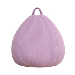 Bananair Pouf poire déhoussable velours côtelé 105x85 cm violet parme* Pouf Et Poire