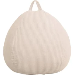 Bananair Pouf poire déhoussable velours côtelé 120x100 cm beige* Pouf Et Poire