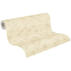 Profhome 387475-GU Papier peint floral légèrement texturé mat 5,33 m2* Papier Peint Imitant