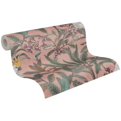 Online Profhome 397481-GU Papier peint moitf d'oiseaux légèrement texturé mat 5,33 m2