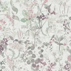 Profhome 388251-GU Papier peint floral texturé mat 5,33 m2* Papier Peint Fleuri