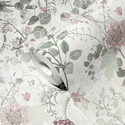 Profhome 388251-GU Papier peint floral texturé mat 5,33 m2* Papier Peint Fleuri