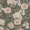 Profhome 394261-GU Papier peint floral légèrement texturé mat 5,33 m2* Papier Peint Fleuri