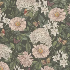 Profhome 394261-GU Papier peint floral légèrement texturé mat 5,33 m2* Papier Peint Fleuri
