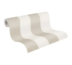 Discount Profhome 375543-GU Papier peint à rayures légèrement texturé mat 5,33 m2