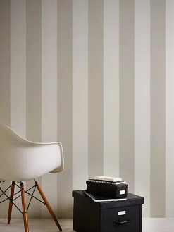 Discount Profhome 375543-GU Papier peint à rayures légèrement texturé mat 5,33 m2