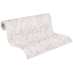 Profhome 395461-GU Papier peint ton-sur ton lisse satiné 5,33 m2* Papier Peint Fleuri