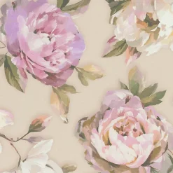 Profhome 396081-GU Papier peint floral légèrement texturé mat 5,33 m2* Papier Peint Fleuri