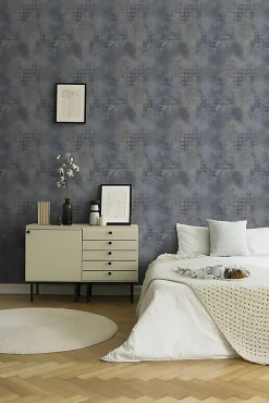 Sale Profhome 374245-GU Papier peint à motifs graphiques légèrement texturé subtilement chatoyant 5,33 m2