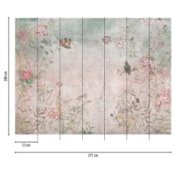 Profhome 399201-GU Papier peint photo lisse mat 3,71 m x 2,8 m* Papier Peint Fleuri