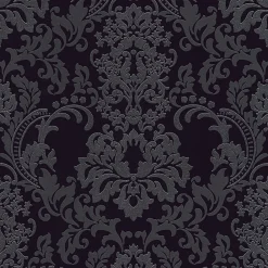 Clearance Profhome 361663-GU Papier peint baroque texturé subtilement chatoyant 5,33 m2