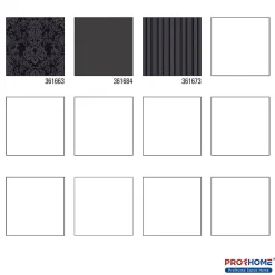 Clearance Profhome 361663-GU Papier peint baroque texturé subtilement chatoyant 5,33 m2