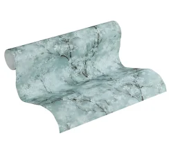 Clearance Profhome 374203-GU Papier peint floral lisse subtilement chatoyant 5,33 m2