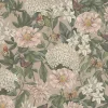 Profhome 394262-GU Papier peint floral légèrement texturé mat 5,33 m2* Papier Peint Fleuri