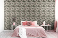 Profhome 394262-GU Papier peint floral légèrement texturé mat 5,33 m2* Papier Peint Fleuri