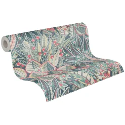 Profhome 396532-GU Papier peint floral légèrement texturé mat 5,33 m2* Papier Peint Fleuri