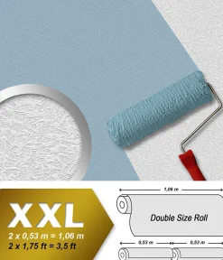 Best Profhome 643018-GU Papier peint aspect crépi légèrement texturé mat 26,5 m2