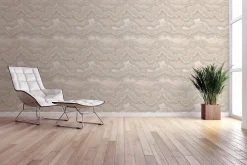 Profhome 396596-GU Papier peint à motifs graphiques texturé et un effet métallique 5,33 m2* Papier Peint Imitant