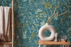 Profhome 388253-GU Papier peint floral texturé mat 5,33 m2* Papier Peint Fleuri