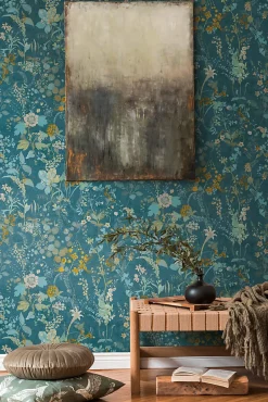 Profhome 388253-GU Papier peint floral texturé mat 5,33 m2* Papier Peint Fleuri