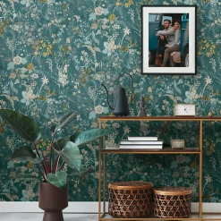 Profhome 388253-GU Papier peint floral texturé mat 5,33 m2* Papier Peint Fleuri