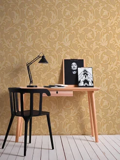 Sale Profhome 954903-GU Papier peint aspect textile texturé mat 5,33 m2