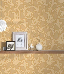 Sale Profhome 954903-GU Papier peint aspect textile texturé mat 5,33 m2