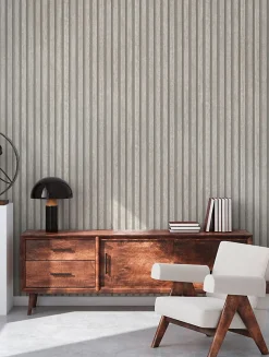 Sale Profhome 391095-GU Papier peint aspect bois texturé mat 5,33 m2