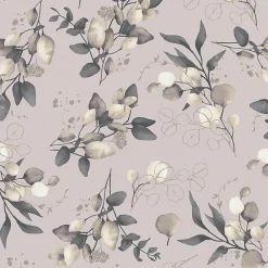 Profhome 397684-GU Papier peint style country lisse et des accents métalliques 5,33 m2* Papier Peint Fleuri