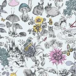 Profhome 381201-GU Papier peint floral légèrement texturé mat 5,33 m2*Enfant Papier Peint Enfant