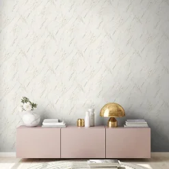 Profhome 393363-GU Papier peint aspect pierre carrelage texturé brillant 5,33 m2* Papier Peint Imitant