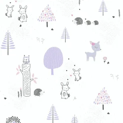 Profhome 381171-GU Papier peint enfants légèrement texturé mat 5,33 m2*Enfant Papier Peint Enfant