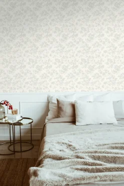 Profhome 395482-GU Papier peint floral texturé brillant 5,33 m2* Papier Peint Fleuri