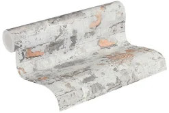 Discount Profhome 369292-GU Papier peint aspect pierre carrelage lisse mat 5,33 m2