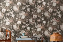 Profhome 388213-GU Papier peint floral légèrement texturé satiné 5,33 m2* Papier Peint Fleuri