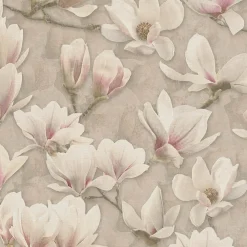 Profhome 396101-GU Papier peint floral légèrement texturé mat 5,33 m2* Papier Peint Fleuri