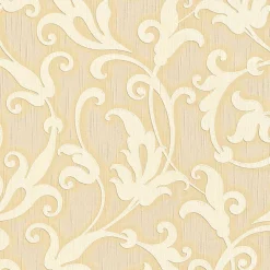 Clearance Profhome 954902-GU Papier peint aspect textile texturé mat 5,33 m2