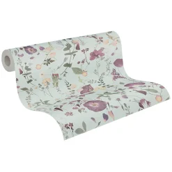 Profhome 397463-GU Papier peint floral légèrement texturé mat 5,33 m2* Papier Peint Fleuri
