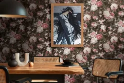 Profhome 388214-GU Papier peint floral légèrement texturé satiné 5,33 m2* Papier Peint Fleuri